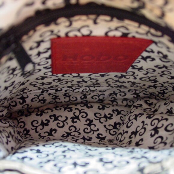 HOBO Original Glazed Leather Crossbody Bag + AB Brooch + ID Wallet - Picture 9 of 10